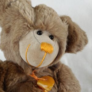 Teddy Honey, Handgearbeiteter Teddybär aus Meisterhand, Künstlerteddy, Fell