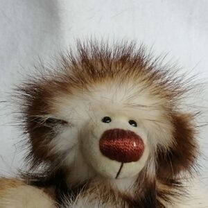 Teddy Karl, Handgearbeiteter Teddybär aus Meisterhand, Künstlerteddy, Nerz
