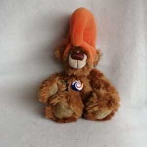 Teddy Lavinia, Handgearbeiteter Teddybär aus Meisterhand, Künstlerteddy, Mohair und Seide