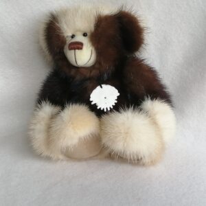 Teddy Leopold, Handgearbeiteter Teddybär aus Meisterhand, Künstlerteddy, Nerz