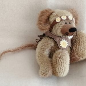 Maus Suse, Handgearbeitete Maus aus Meisterhand, Künstlermaus, Plüsch